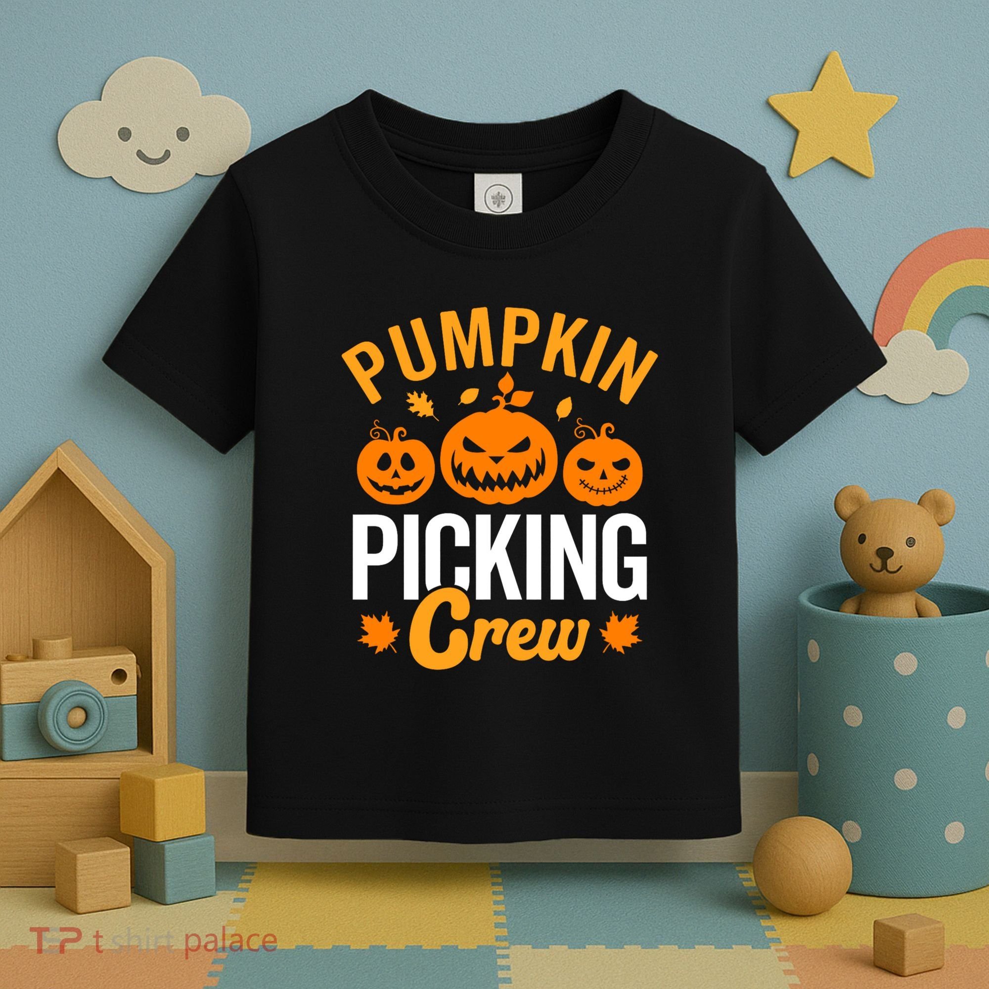 Pumpkin Picking Crew Toddler T-Shirt
