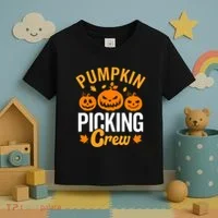 Pumpkin Picking Crew Toddler T-Shirt thumb 3