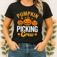 Pumpkin Picking Crew Women's T-Shirt thumb 2