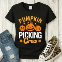 Pumpkin Picking Crew Women's T-Shirt thumb 3