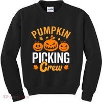 Pumpkin Picking Crew Kids Sweatshirt thumb 0