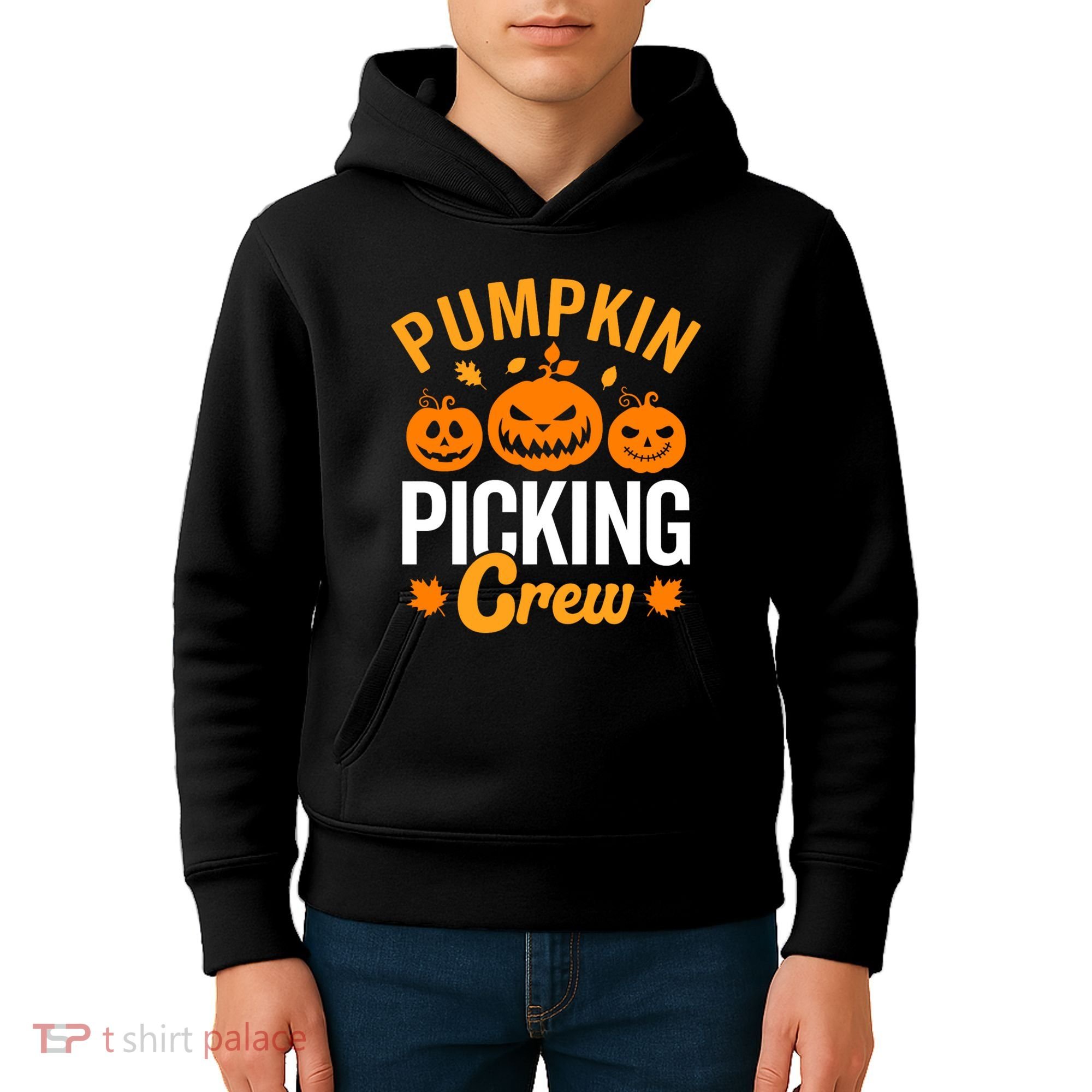Pumpkin Picking Crew Kids Hoodie