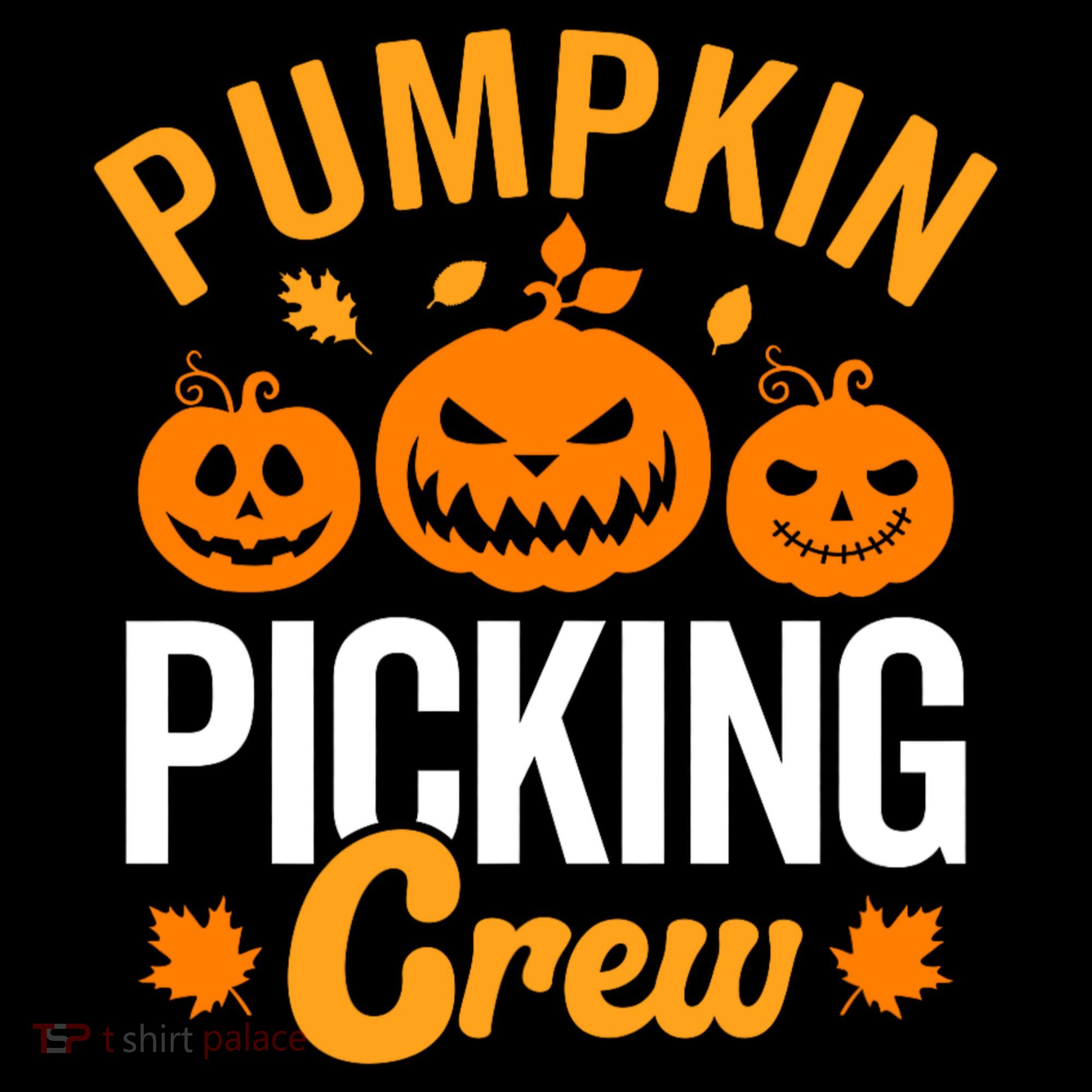 Pumpkin Picking Crew Kids Hoodie