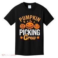 Pumpkin Picking Crew Kids T-Shirt thumb 0