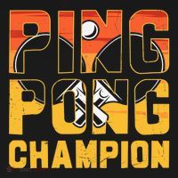 Ping Pong Champion Funny Table Tennis Player Retro Backpack thumb 2