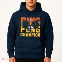 Ping Pong Champion Funny Table Tennis Player Retro Hoodie thumb 2