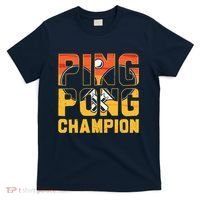 Ping Pong Champion Funny Table Tennis Player Retro T-Shirt thumb 0
