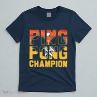 Ping Pong Champion Funny Table Tennis Player Retro T-Shirt thumb 5
