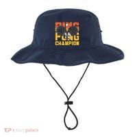 Ping Pong Champion Funny Table Tennis Player Retro Bucket Hat thumb 0