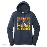 Ping Pong Champion Funny Table Tennis Player Retro Women's Hoodie thumb 0