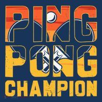 Ping Pong Champion Funny Table Tennis Player Retro Baby Bodysuit thumb 2