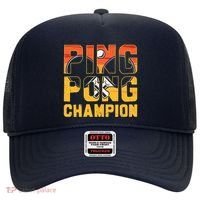 Ping Pong Champion Funny Table Tennis Player Retro Hat thumb 0