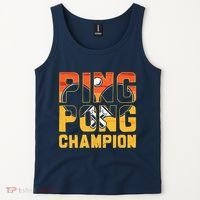 Ping Pong Champion Funny Table Tennis Player Retro Tank Top thumb 2