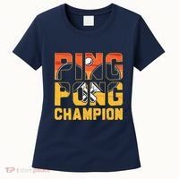 Ping Pong Champion Funny Table Tennis Player Retro Women's T-Shirt thumb 0