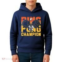 Ping Pong Champion Funny Table Tennis Player Retro Kids Hoodie thumb 4