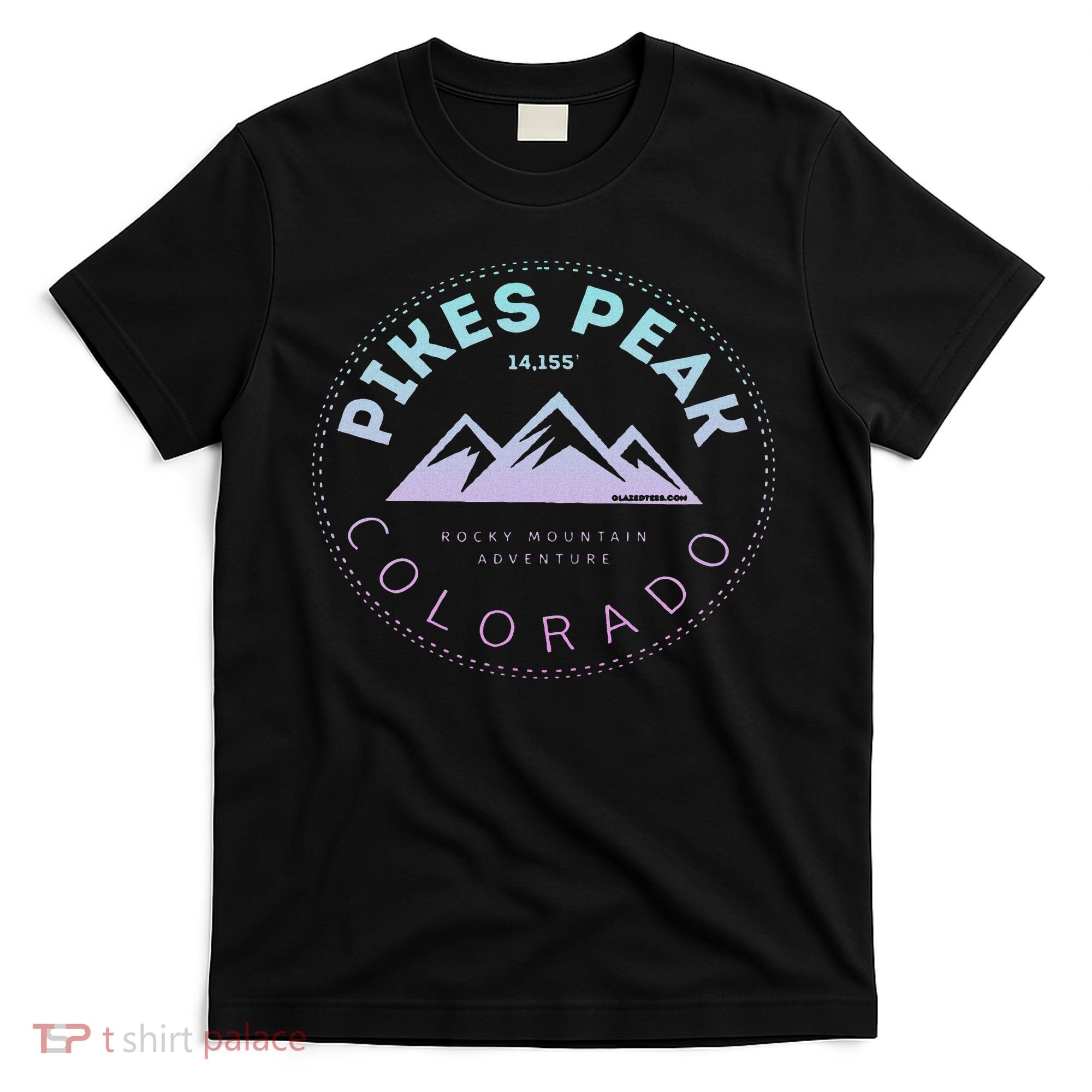Pikes Peak Colorado Rocky Mountain Retro T-Shirt