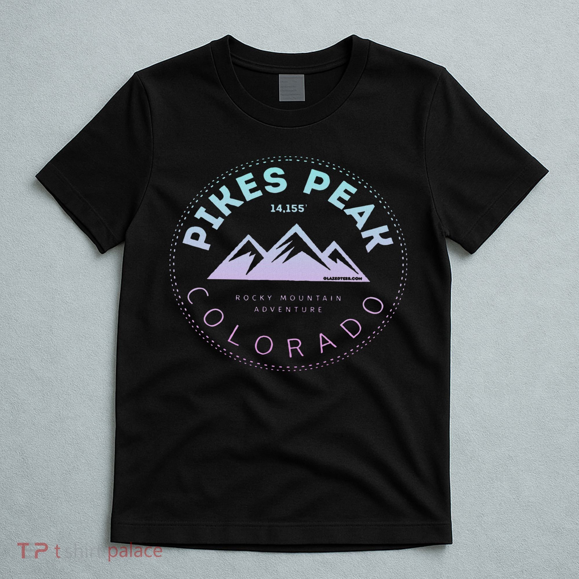 Pikes Peak Colorado Rocky Mountain Retro T-Shirt