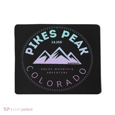 Pikes Peak Colorado Rocky Mountain Retro Mousepad