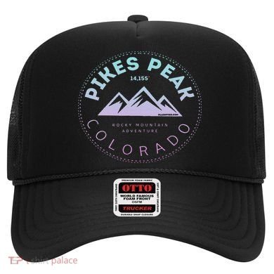 Pikes Peak Colorado Rocky Mountain Retro Hat