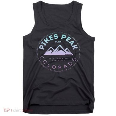 Pikes Peak Colorado Rocky Mountain Retro Tank Top