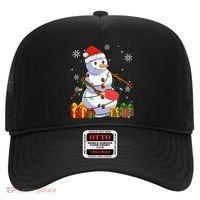 Ping Pong Christmas Snowman Wearing Santa Hat Pajamas Hat thumb 0