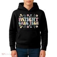 Pct Patient Care Tech Patient Care Technician Kids Hoodie thumb 4