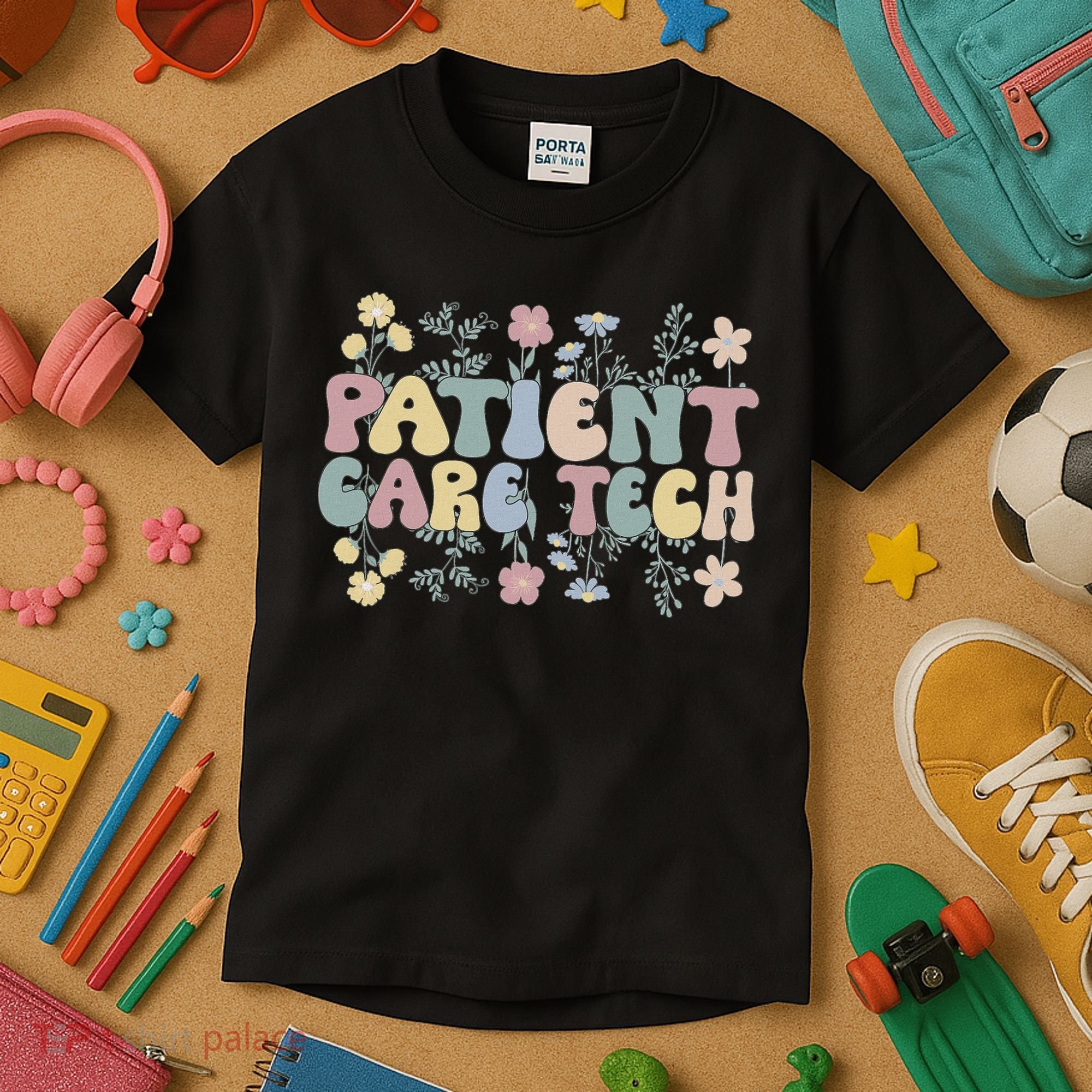 Pct Patient Care Tech Patient Care Technician Kids T-Shirt