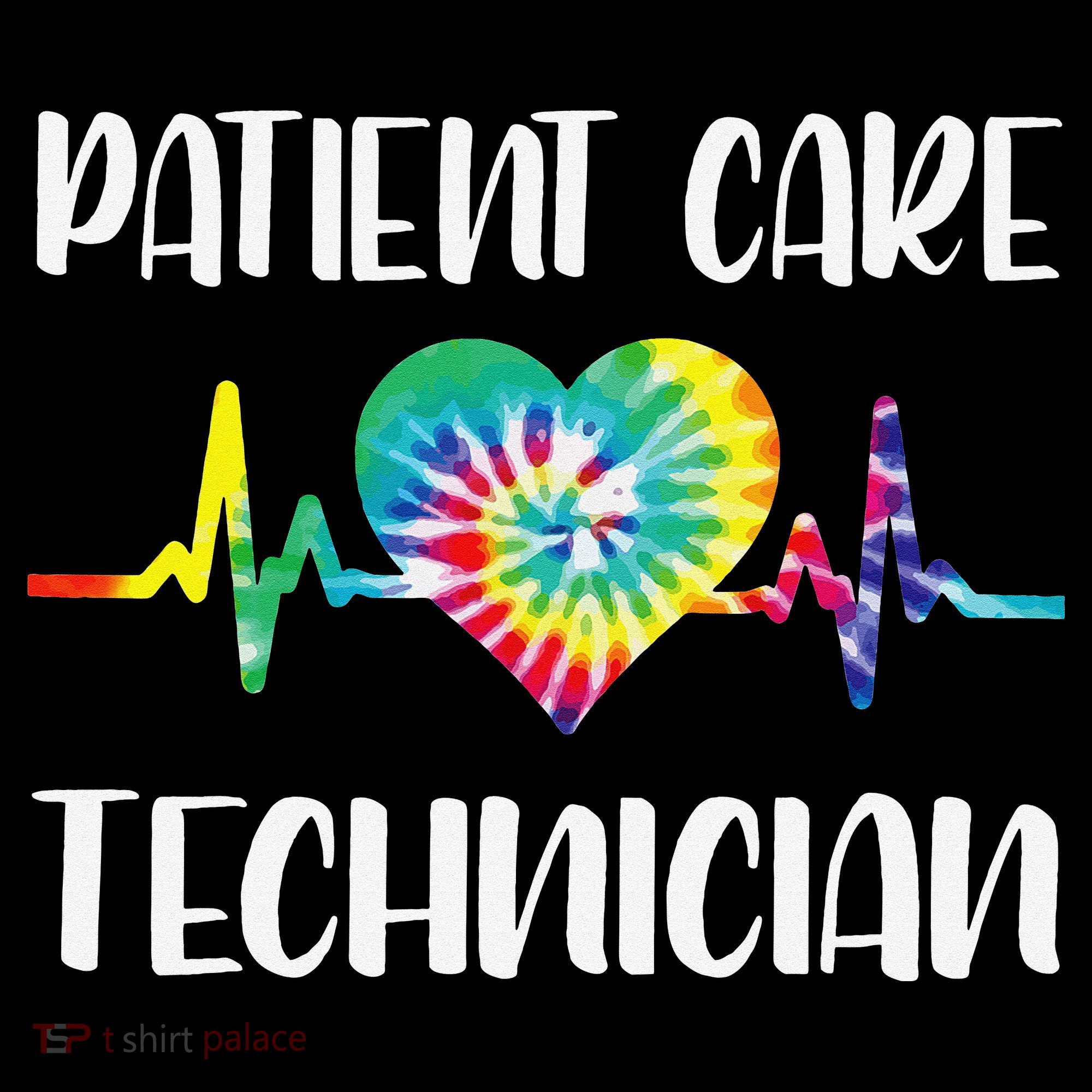 PCT Patient Care Technician Tech Floral Heart Stethoscope Women's Hoodie