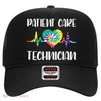 PCT Patient Care Technician Tech Floral Heart Stethoscope Hat thumb 0