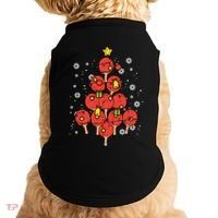 Ping Pong Christmas Tree Xmas Pajamas Pjs Table Tennis Cool Gift Doggie Tank thumb 0