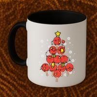 Ping Pong Christmas Tree Xmas Pajamas Pjs Table Tennis Cool Gift Coffee Mug thumb 2