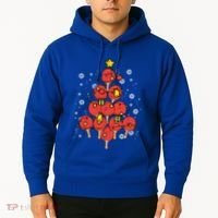 Ping Pong Christmas Tree Xmas Pajamas Pjs Table Tennis Cool Gift Hoodie thumb 2