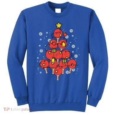 Ping Pong Christmas Tree Xmas Pajamas Pjs Table Tennis Cool Gift Sweatshirt