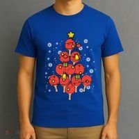 Ping Pong Christmas Tree Xmas Pajamas Pjs Table Tennis Cool Gift T-Shirt thumb 3