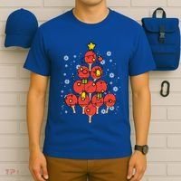 Ping Pong Christmas Tree Xmas Pajamas Pjs Table Tennis Cool Gift T-Shirt thumb 6