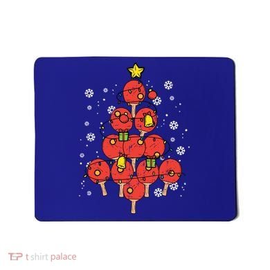 Ping Pong Christmas Tree Xmas Pajamas Pjs Table Tennis Cool Gift Mousepad