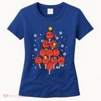 Ping Pong Christmas Tree Xmas Pajamas Pjs Table Tennis Cool Gift Women's T-Shirt thumb 0