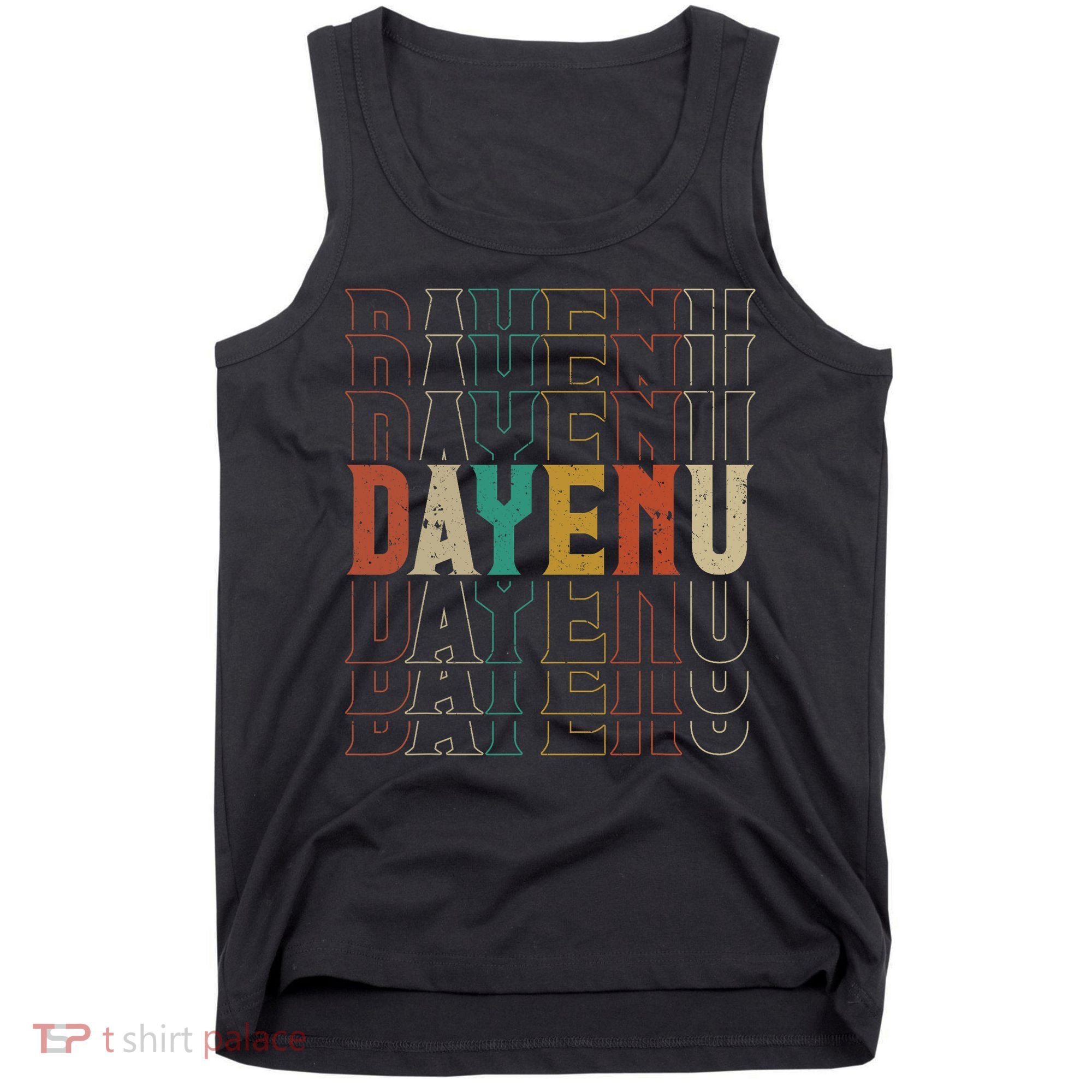 Pesach Passover Dayenu Enough Prayer Seder Jewish Holiday Tank Top