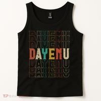 Pesach Passover Dayenu Enough Prayer Seder Jewish Holiday Tank Top thumb 2