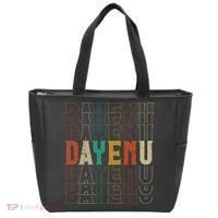 Pesach Passover Dayenu Enough Prayer Seder Jewish Holiday Tote Bag thumb 0