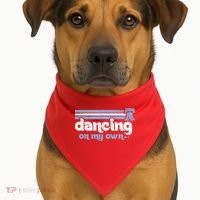 Philly Dancing On My Own Philadelphia Baseball USA-Made Doggie Bandana thumb 1