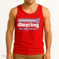 Philly Dancing On My Own Philadelphia Baseball Tank Top thumb 3