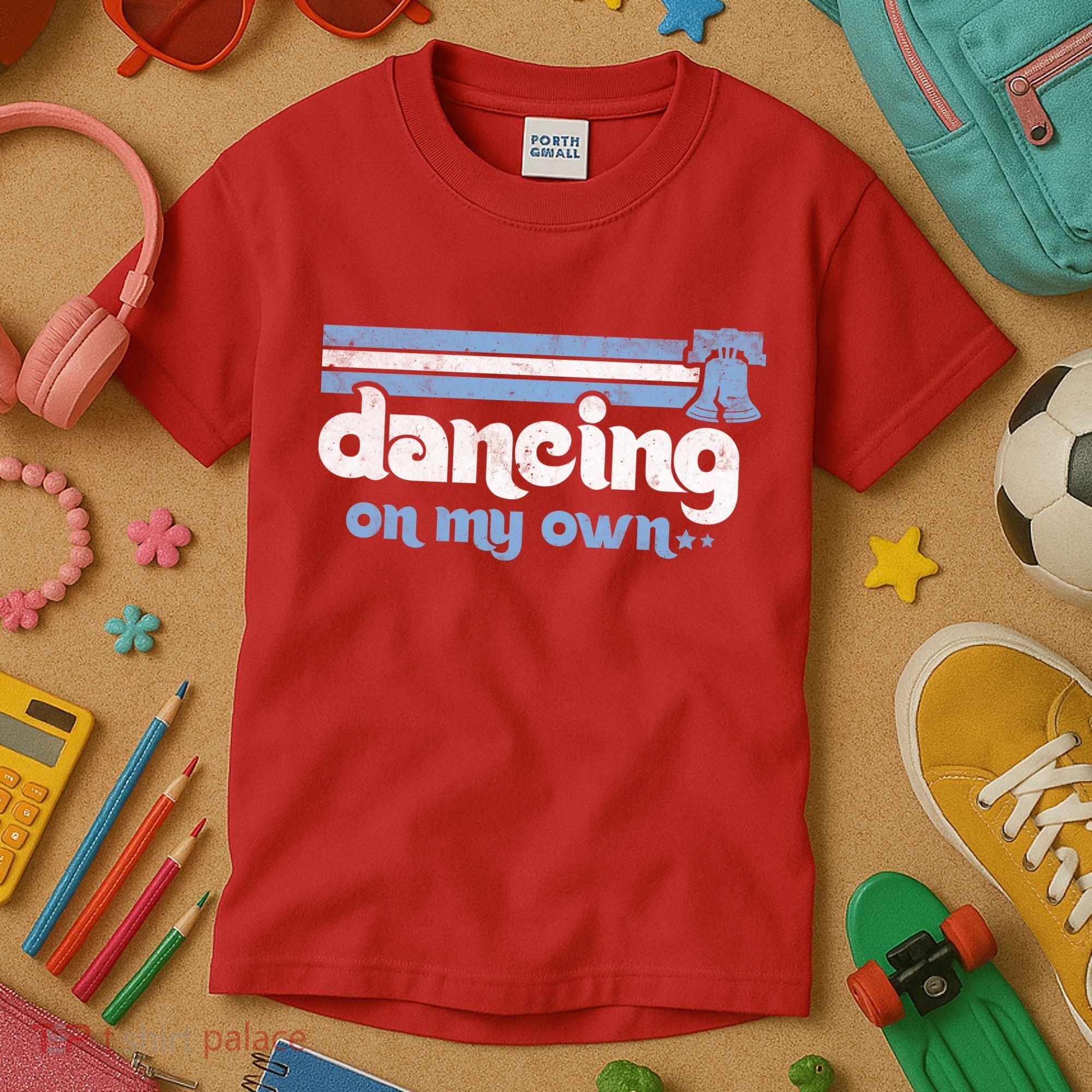 Philly Dancing On My Own Philadelphia Baseball Kids T-Shirt