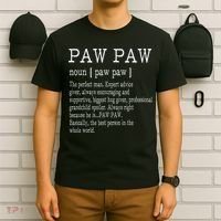 Paw paw Definition Grandpa Father's Day Gifts T-Shirt thumb 6