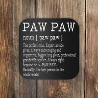 Paw paw Definition Grandpa Father's Day Gifts Coaster thumb 0