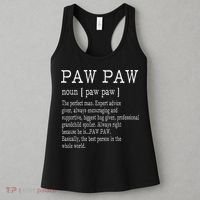 Paw paw Definition Grandpa Father's Day Gifts Women's Tank Top thumb 3