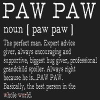 Paw paw Definition Grandpa Father's Day Gifts Hat thumb 2