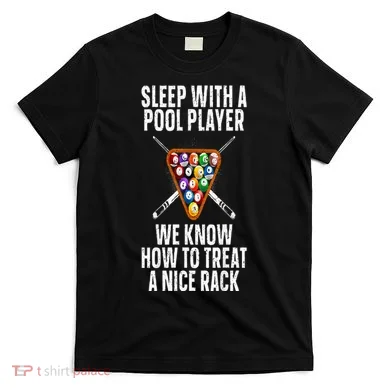 Pool Player Design T-Shirt