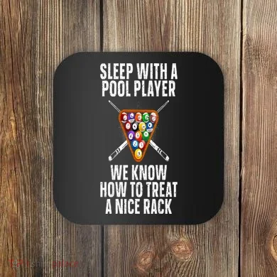 Pool Player Design Coaster