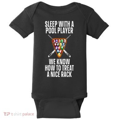Pool Player Design Baby Bodysuit